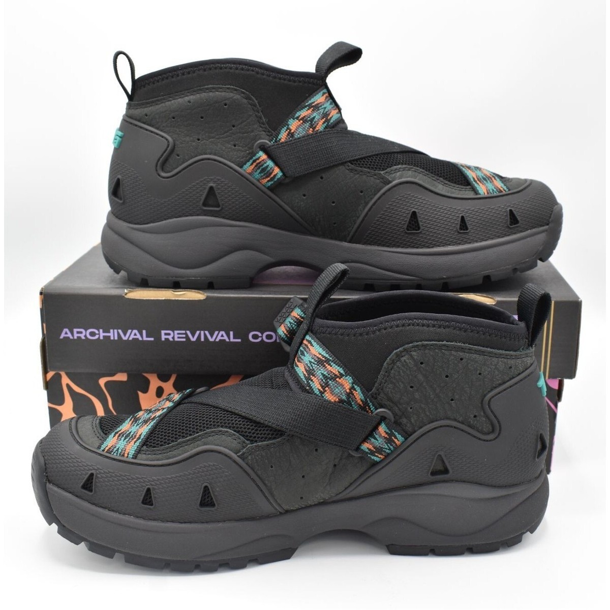 Teva Mens Size 13 Revive \'94 Black Mid Hiking Boots Shoes Amazon.com | Teva Unisex Revive  main image 4