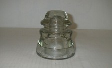 ARMSTRONG'S DP1 TRANSFORMER INSULATOR PURE CLEAR GLASS MADE IN THE USA