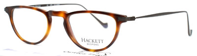 HACKETT BESPOKE HEB219 138 Tortoise Mens Oval Full Rim Eyeglasses 48-21-150 B:32
