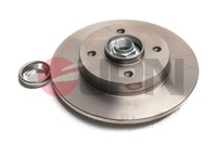 JPN 2X Bremsscheiben Hinten Voll FüR Peugeot 207 CC 208 CitroëN C3 II WD CA