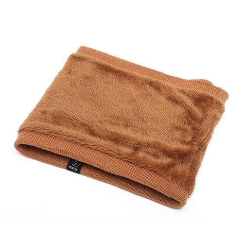 Woolen Fur Thick Headband Scarf Pure Color Snood Scarves Warm Knitted Scarf⭐ - Picture 4 of 24