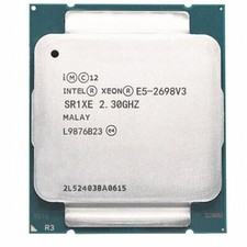 Intel Xeon E5-2698 V3 2.3GHz 16 Core 40MB SR1XE LGA2011-3 135W CPU Processor