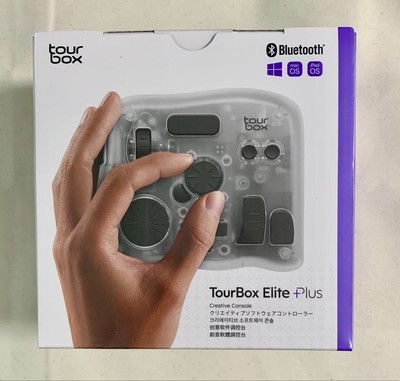 TourBox Elite Plus iPad Drawing Bluetooth Controller for Video Photo Editing