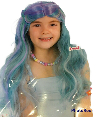 Pink Poppy My Mermaid Wig Blue and Purple Pink Poppy My Mermaid Wig Blue and Purple