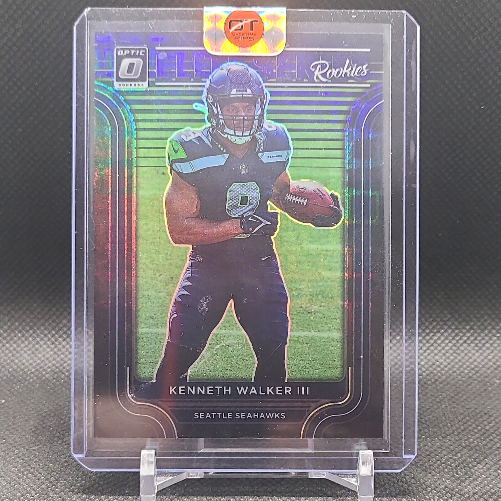 Kenneth Walker 2022 Donruss Optic Elite Series Rookie Black Pandora #16 9/25