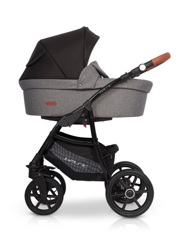 RIKO BASIC BABY STROLLER PRAM 3in1 CARRYCOT + PUSHCHAIR + CAR SEAT UK RETURN - Picture 2 of 23