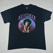 Jimi Hendrix T-Shirt Music Men's Size Large Short Sleeve