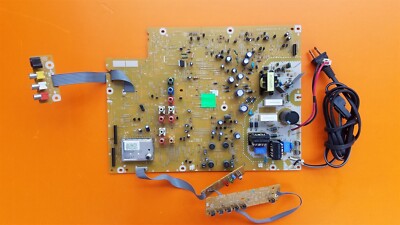       TV Power Supply Board Unit Sylvania/Funai LC320SL1 side AV IR Key