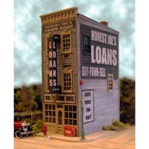 HO Honest Joe's Pawn & Loan Laser-Cut Wood Kit
