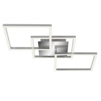 Briloner Led Deckenleuchte-Drehbar-Stufendimmer Metall-Kunststoff Chrom-Silber