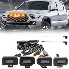 For 2020-2023 Tacoma TRD Sport Pro Offroad Raptor Style Amber LED Grille Lights