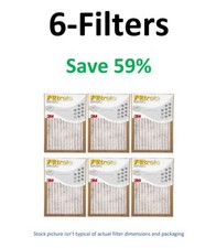 Filtrete Air-Filter Basic Pleated Furnace Replacement Pad Dust Pack Lot 3M 6 15