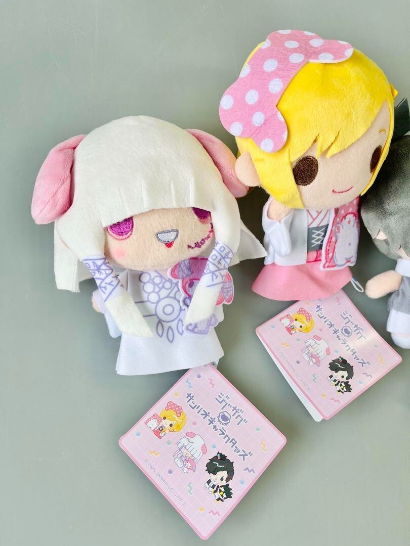 Zigzag Sanrio SET 3 Plush Vol.2 toy Doll 15cm Shintenchi Kaibyaku