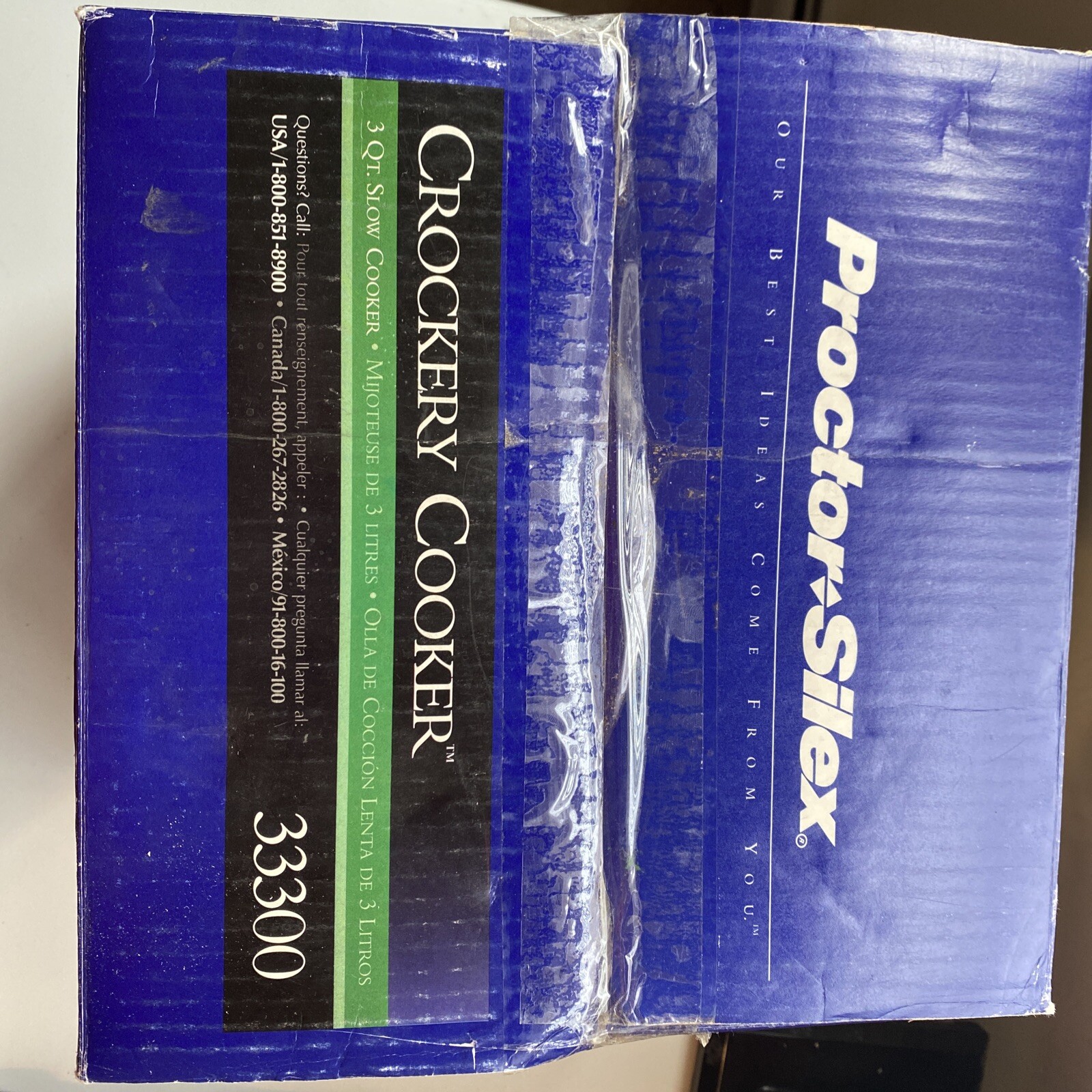Vintage Proctor Silex Crockery Cooker 3 Qt Slow Cooker Model 33300 *BRAND NEW*
