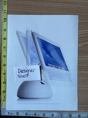 Apple iMac Monitor Computers 2002 Promotional Print Advertisement | eBay