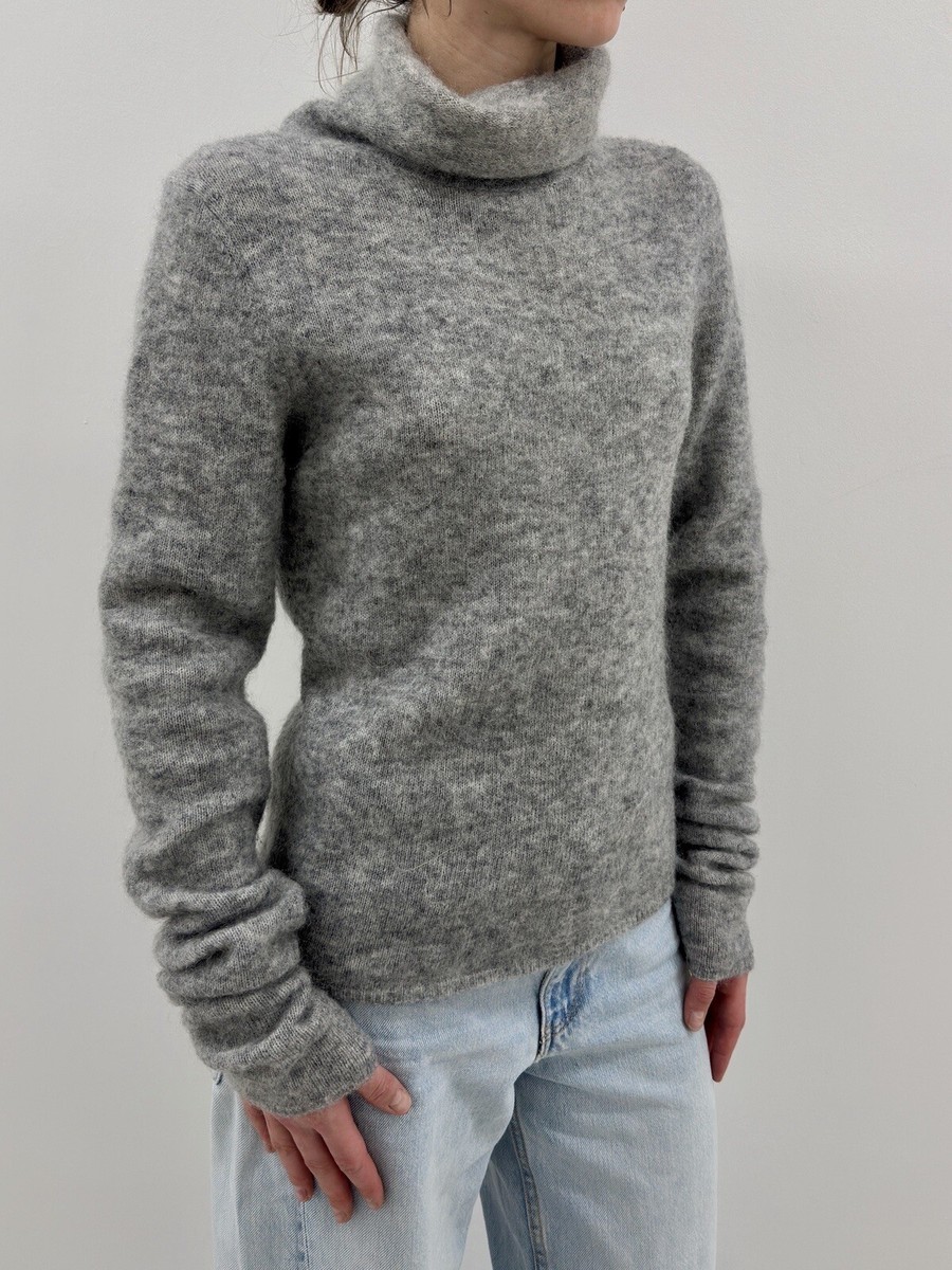 Acne Studios DWYN mohair wool Sweater Grey Roll neck Size M | eBay