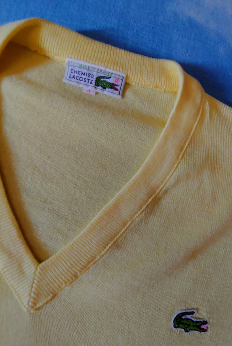 Gilet 2025 jaune lacoste