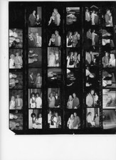 Contact Photo Sheet Negative TOM JONES MARTY FELDMAN MARY WILSON SUPREMES MARVIN