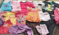 19 pc Girls Infant 12 mo clothing lot all in great condition no stains baby EUC