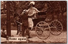 Postcard - Lovers Art Print - Home again - Love/Romance Greeting Card