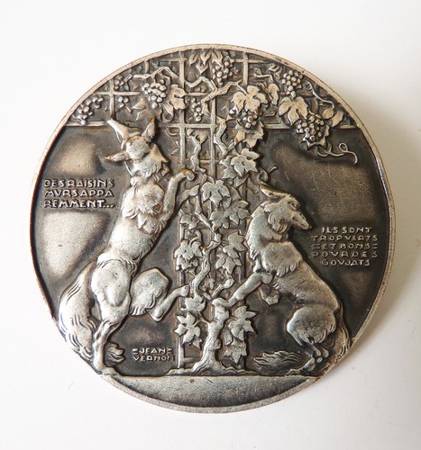 MÉDAILLE BRONZE 9 cm LYCEE MARCEAU - CHARTRES 1887-1987 (par Jean Villette) EUR 14,90 - FR