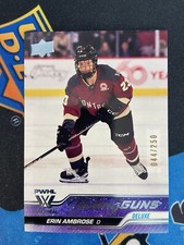 2024 PWHL First Edition UD Young Guns Deluxe 044/250 Erin Ambrose Montreal 69