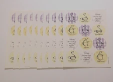 DaySpring Cards Lot 10 Sheets Christain Sayings Seals Encouragement Stickers