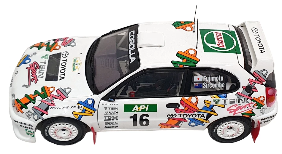 Autoart 1/18 Scale DC21823A - Toyota Corolla Rally #16 Fujimoto/Sircombe - Image 3 of 4