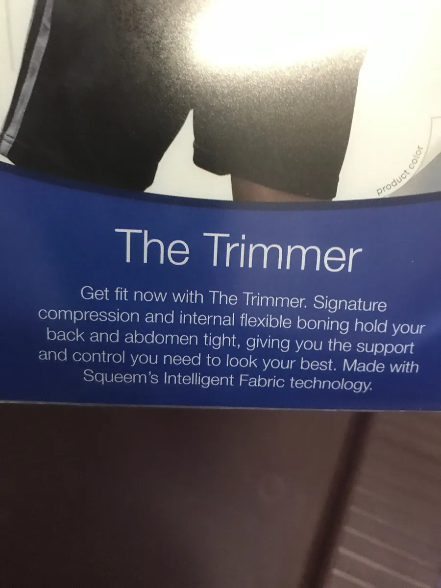 Squeem The Trimmer Firm Compression Waist Cincher, Cotton & Rubber