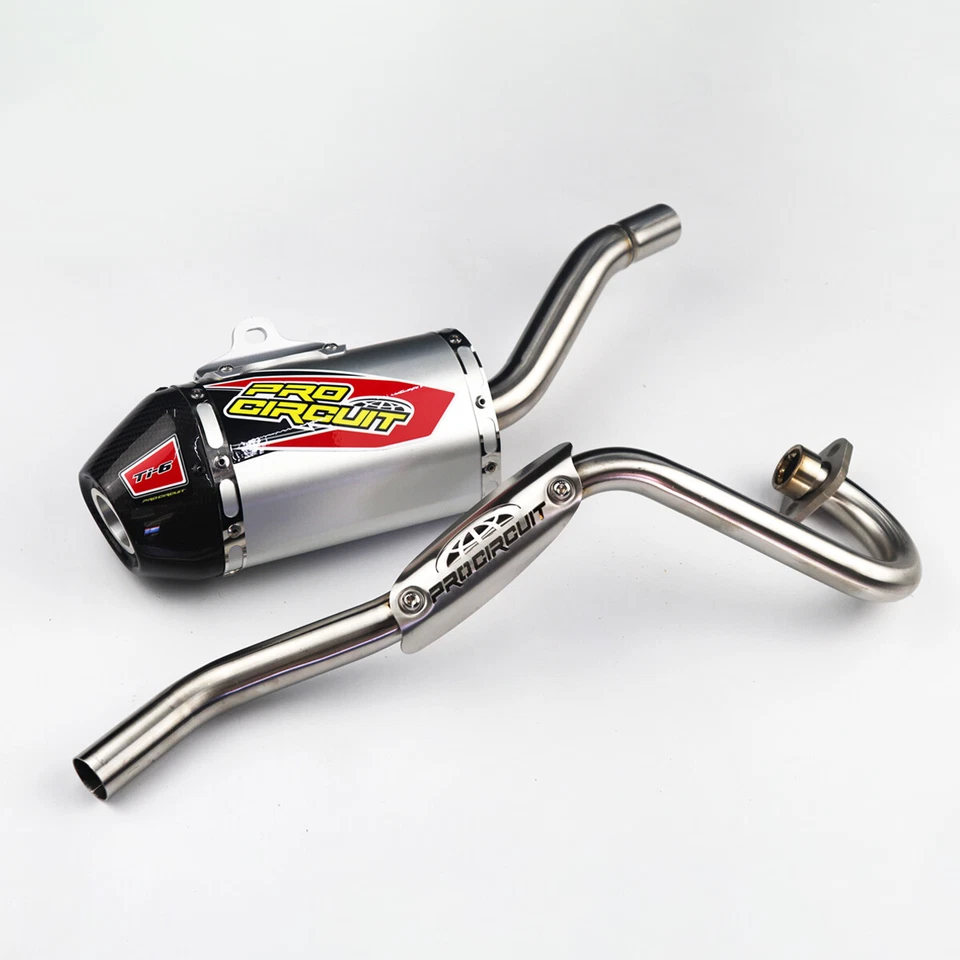 Full System Exhaust Muffer Racing Pipe Ti-6 For Honda CRF 110 CRF110F - image 3 of 4