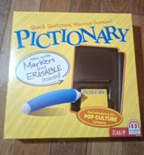 Pictionary Board Game - Mattel 100% Complete