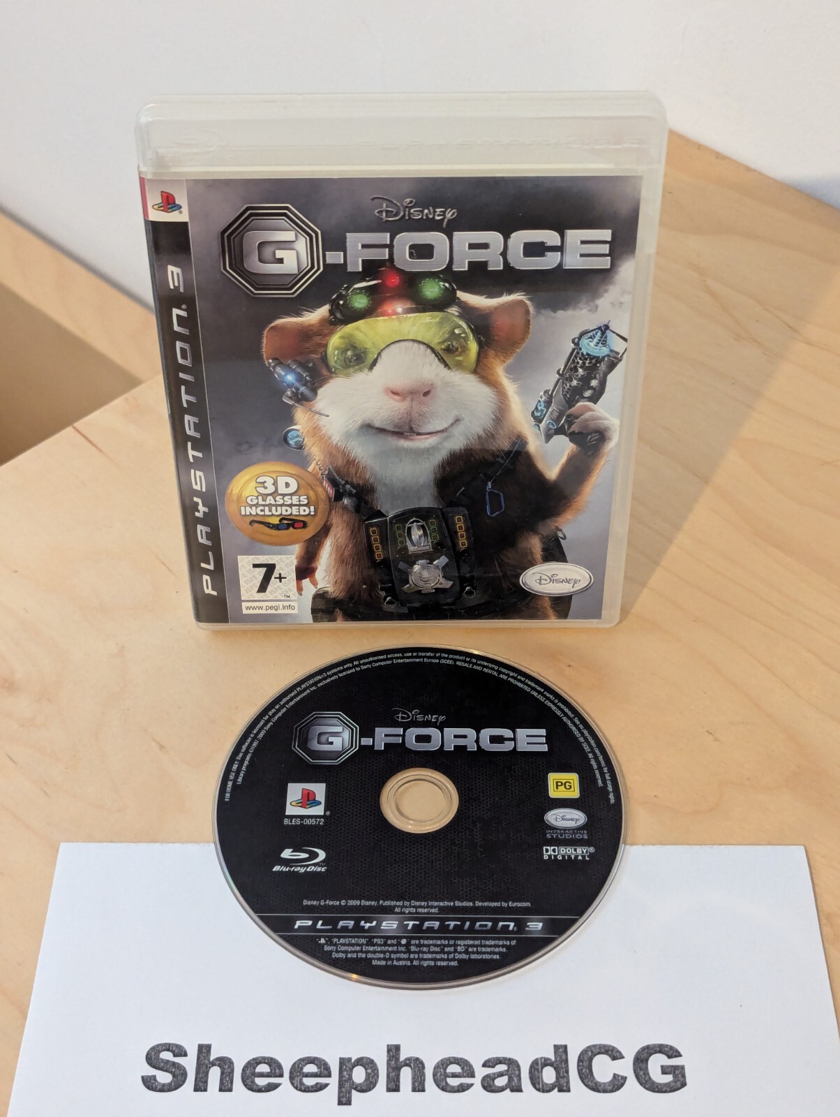 Disney G-Force PlayStation 3 PS3 Game PAL UK - Tested & Boxed - Fast Post!