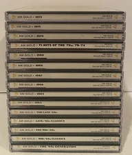 Lot Of 15 Time Life Music AM Gold 1960s & 1970s CDs Tested And Working