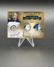 CONNOR HELLEBUYCK 2023-24 UD The Cup Honorable Numbers Patch Autograph 09/44