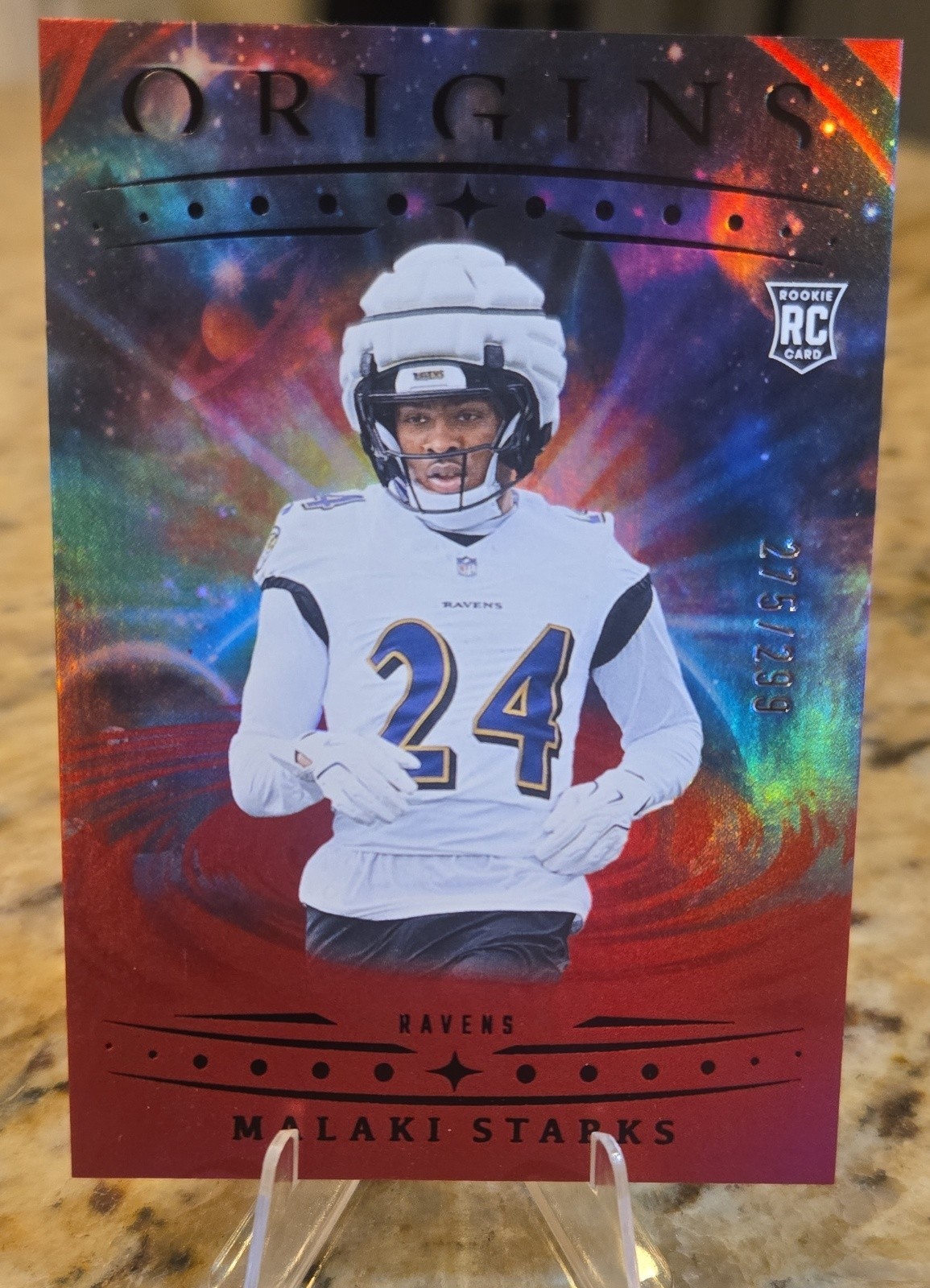2025 Panini Origins - Rookies Malaki Starks, Malaki Starks #144 Holo Red /299