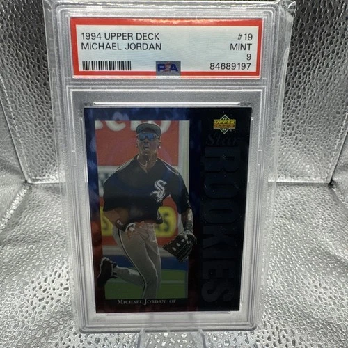 1994 Upper Deck Star Rookies Michael Jordan #19 Chicago White Sox PSA 9