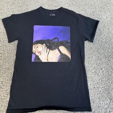 Olivia Rodrigo Shirt Womens M Black Purple Guts Album Square Photo Graphic