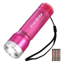 Small Flashlight, Compact LED Flash Light with 3 Modes, 3 AAA Batteries Inclu...