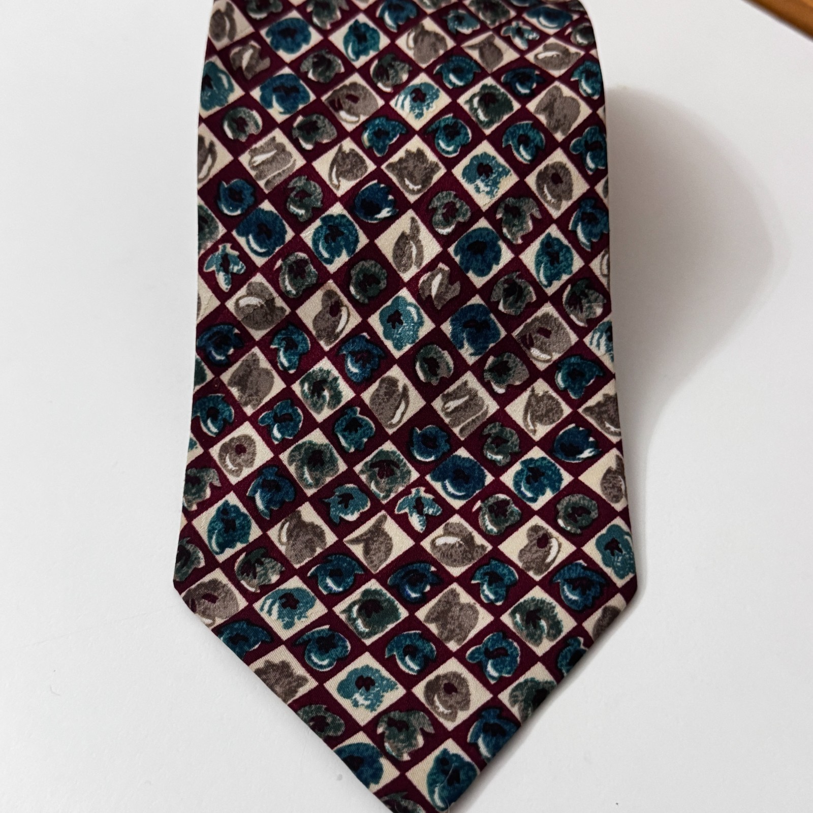 Vintage "Success by Atlas Design" Geometric Necktie image 8