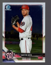 2018 Bowman - Chrome Prospects Austin Voth #BCP74 (RC)