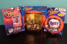 Lot of 3 Winner's Circle Rusty Wallace Nascar Diecast Collectibles 1998, 2001-02