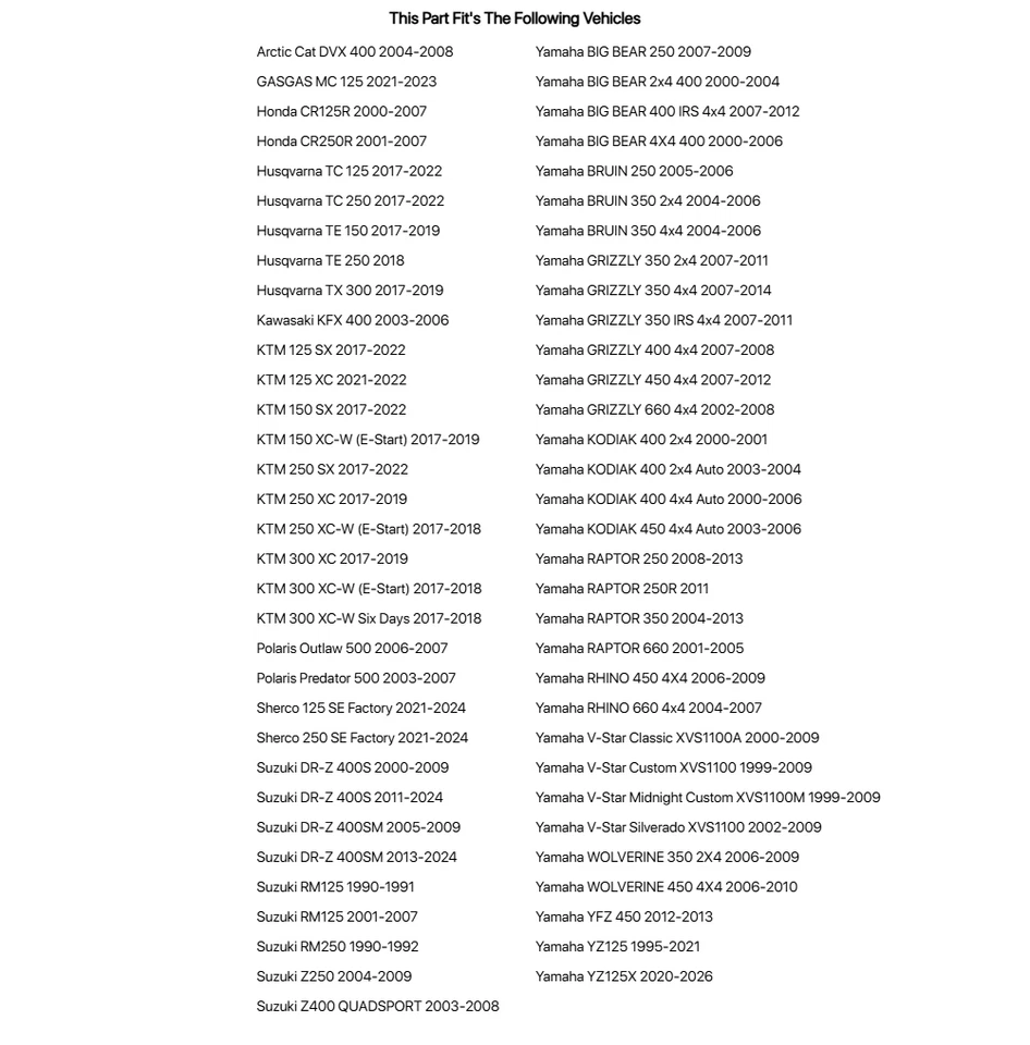 Pro X N224.103 Series Mikuni Pilot Jet 45 For YAMAHA WOLVERINE 350 2X4 2006-2009 - Image 4 of 4
