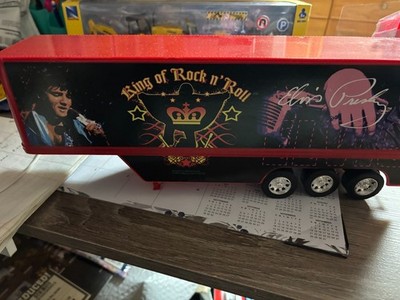 1/32 NEW RAY PLASTIC USED ELVIS PRESLEY RED DRY VAN, NO PACKAGING # B 579