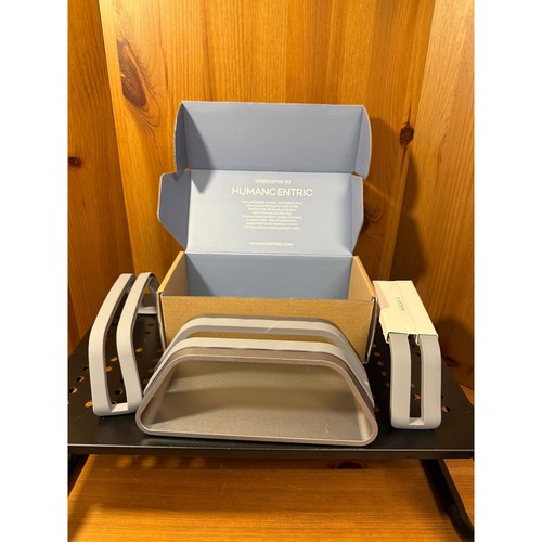 HumanCentric Vertical Laptop Stand Adjustable Aluminum MacBook Stand w/Inserts