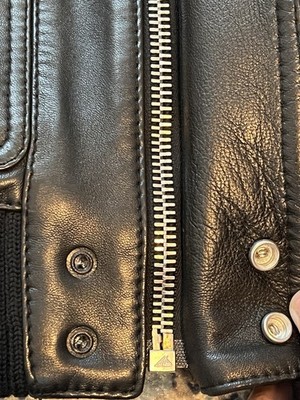 Dior Homme 07AW Biker Zipper Leather Jacket by Hedi Slimane – Size