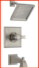 Delta Dryden Monitor T14451-SS-WE Tub and Shower Faucet Trim in Stainless finish
