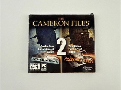 The Cameron Files Secrert At Loch Ness & Pharoah's Curse - Used - (PC, 2001)