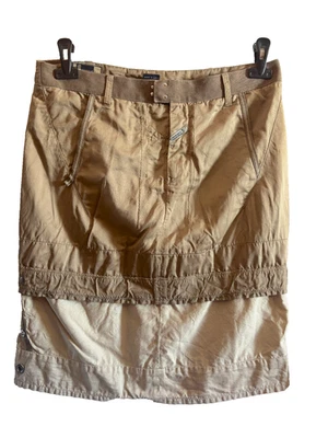 MARITHE FRANCOIS GIRBAUD jupe beige/beige taille L ou 40 - Photo 1/4