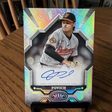 2025 Topps Tier One Breakout Autographs Cade Povich #BOA-CP Silver Foil 05/10