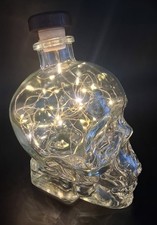 VACÍO Cabeza de Cristal Vodka Cristal Calavera con Luces LED